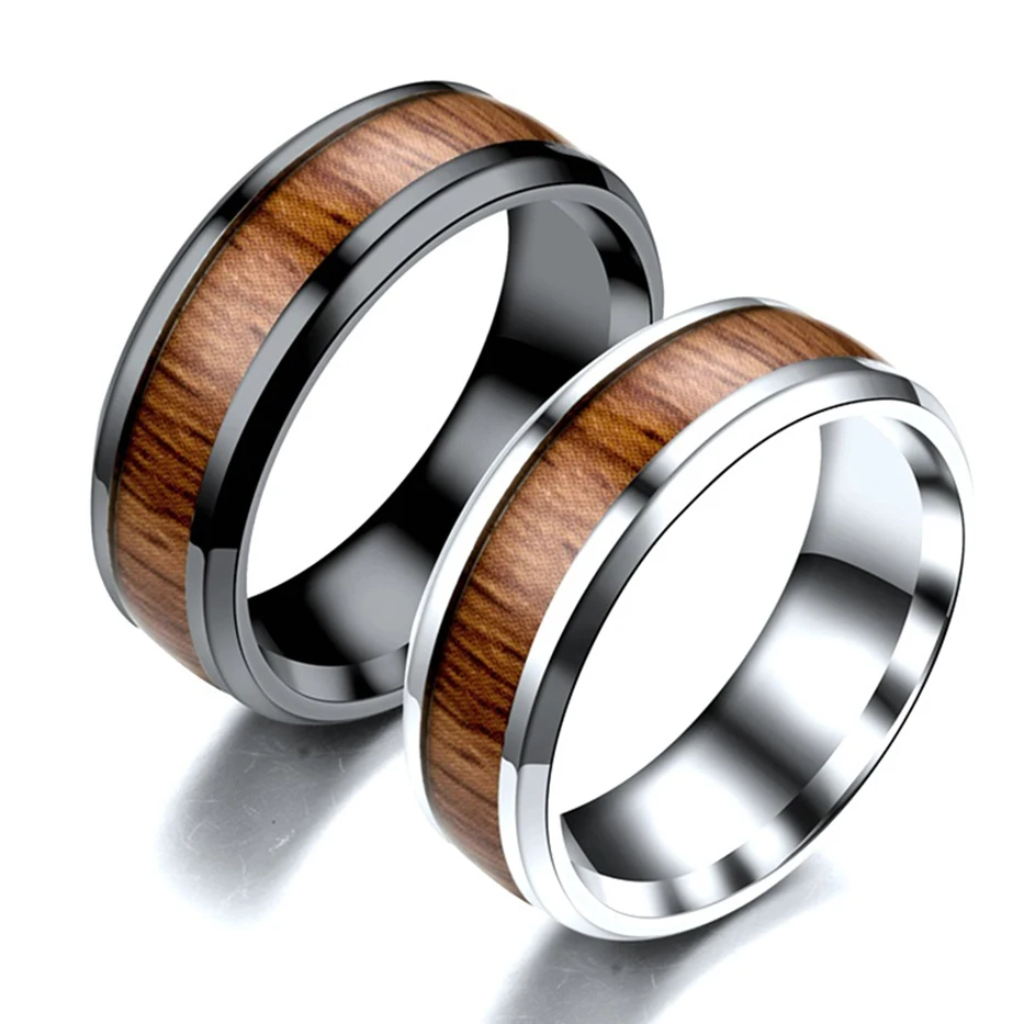 Buy Unique Stainless Steel Ring Men's Black Color