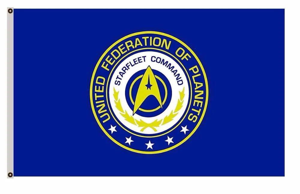 United Federation Of Planets Starfleet Command Star Trek Large