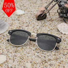 2017 EURYALE Moda gafas de Sol Mujeres de Los Hombres Polarizados Espejo Gafas de Sol Mitad Metal UV400 gafas gafas de sol gafas de Sol Masculinas 3016