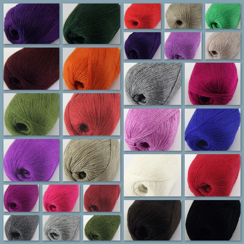 

High quality 100% pure cashmere luxury warm soft hand-knitting yarn 233-yarn