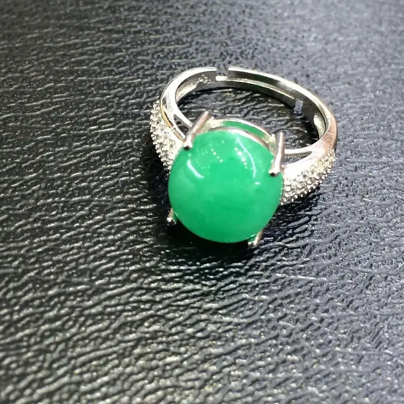 

Anillos Jewelry Qi Xuan_Fashion Jewelry_Colombia Green Stone Fashion Rings_S925 Solid Silver Woman Rings_Factory Directly Sales