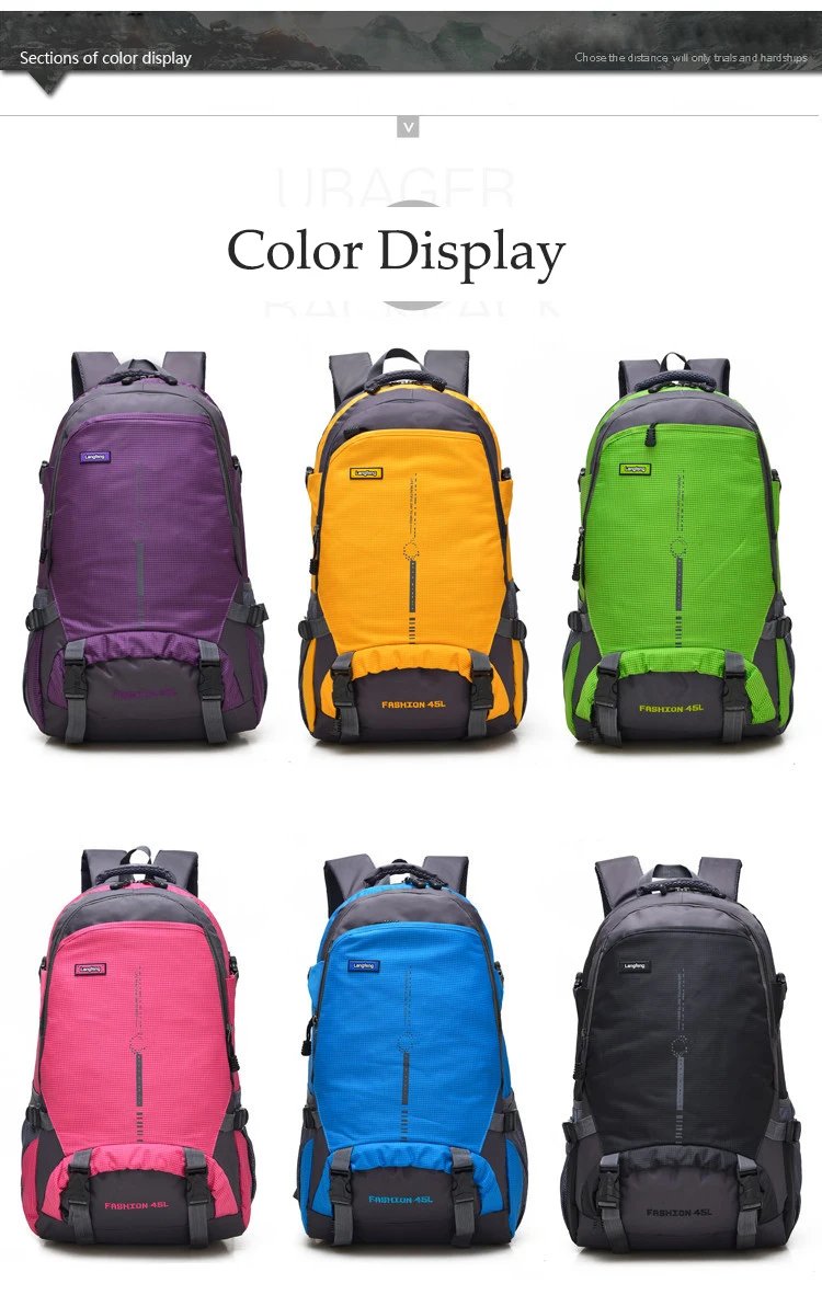 Bolsas para Homens 45l à Prova Dwaterproof Água Ourdoor Mochila Esportes Caminhadas Escalada Acampamento Packsack 12 Mochilas escal.