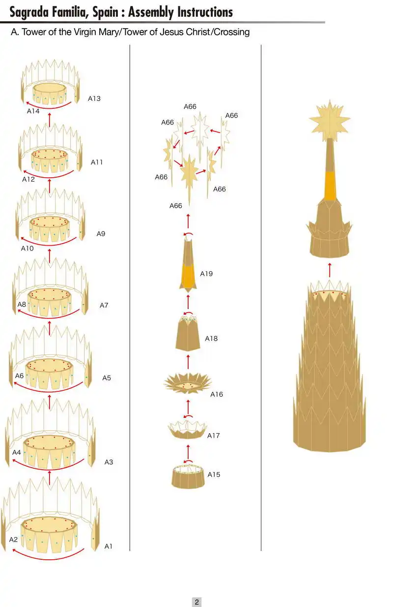 Бумажная модель DIY Sagrada Familia, Испания Ремесленная Бумажная модель архитектура 3D DIY обучающие игрушки ручной работы игра-головоломка для взрослых