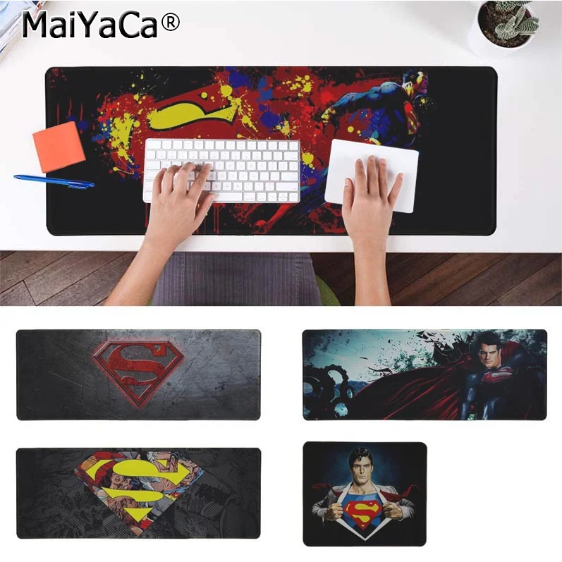 

MaiYaCa Vintage Cool Marvel Superman Comfort Mouse Mat Gaming Mousepad Free Shipping Large Mouse Pad Keyboards Mat