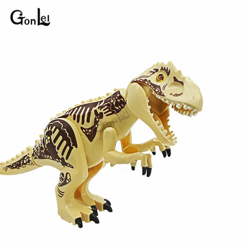 Мир динозавров юрского периода парк 2 динозавров Raptor Защитная зона Набор строительных блоков детские игрушки подарки