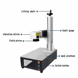 Отдельный тип волоконно-лазерная маркировочная машина
