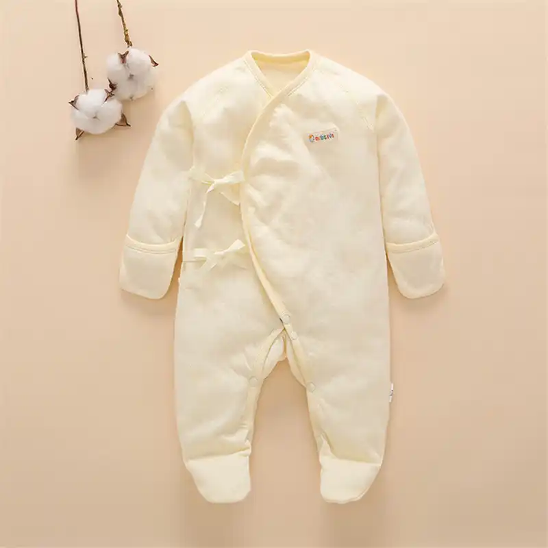 footed onesies with mitten cuffs