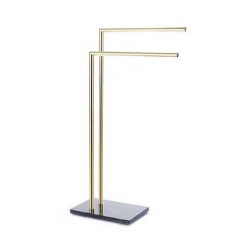 

80cm High Gilding Hanging Towel Bar Holder / Free Floor Stand Bath / Bathroom Rack Rail in Golden