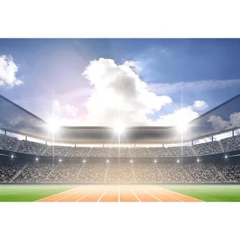 

Vinyl Photography Background Football Field Soccer Match Champion Backdrop Children Backgrounds for Photo Studio G-266