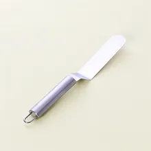 Лопаточка из нержавеющей стали, скребок для масла, инструмент для торта, лопатка для помадного торта, инструмент для выпечки, кухонный инструмент