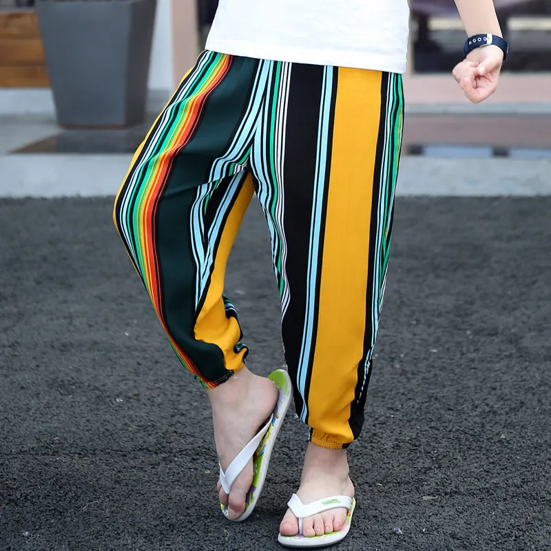 

2019 New Summer Kids Harem Pants Girls Anti-mosquito Trousers Boys Lantern Pants Harlan Bottoms Spring Children Fashion Clothing