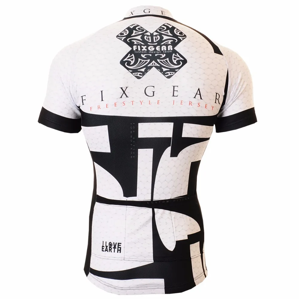 Мужская велосипедная Джерси с короткими рукавами 3 задних кармана и Нескользящая