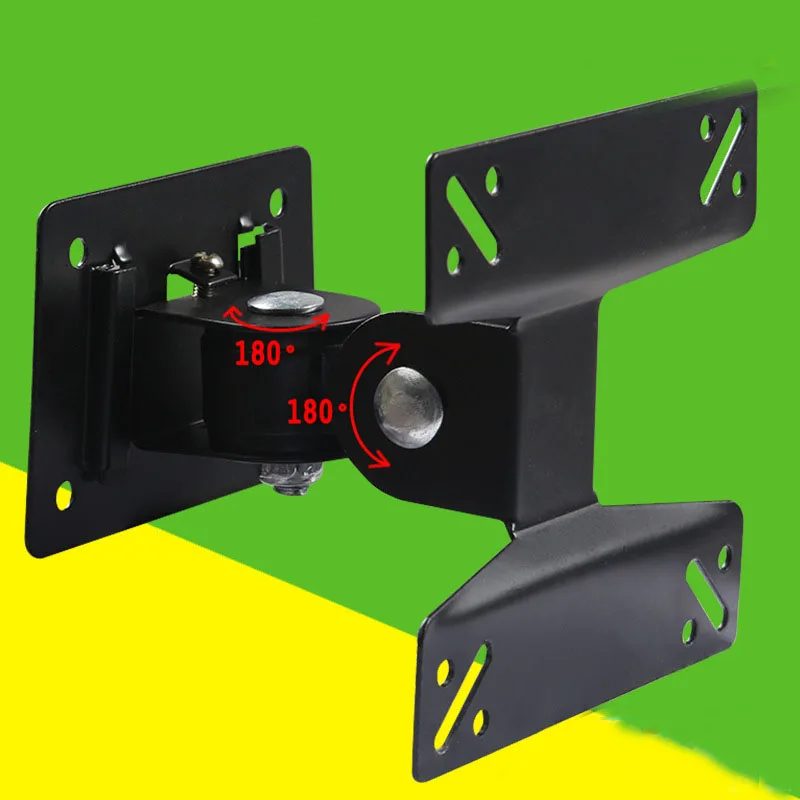 

1PC Black Ge One LCD TV Mounts LED LCD TV Wall Hanging 90 Angle Clip convenience Bracket Rotate bracket display stand