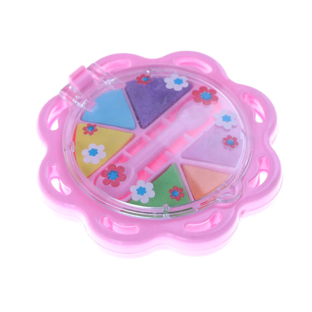 1set DIY Pretend Play Cute Makeup Toy Cosmetics Eyeshadow Lipstick