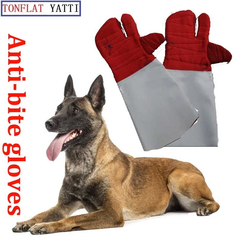 Buy Three fingers Anti bite gloves tactical animal