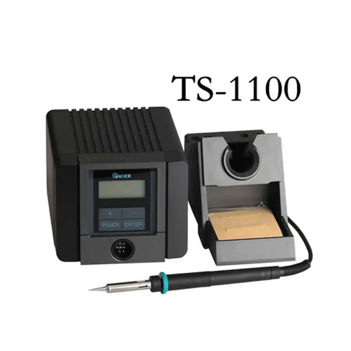 QUICK TS1100 intelligent leadfree soldering station 90W thermostatic adjustable electric soldering iron 