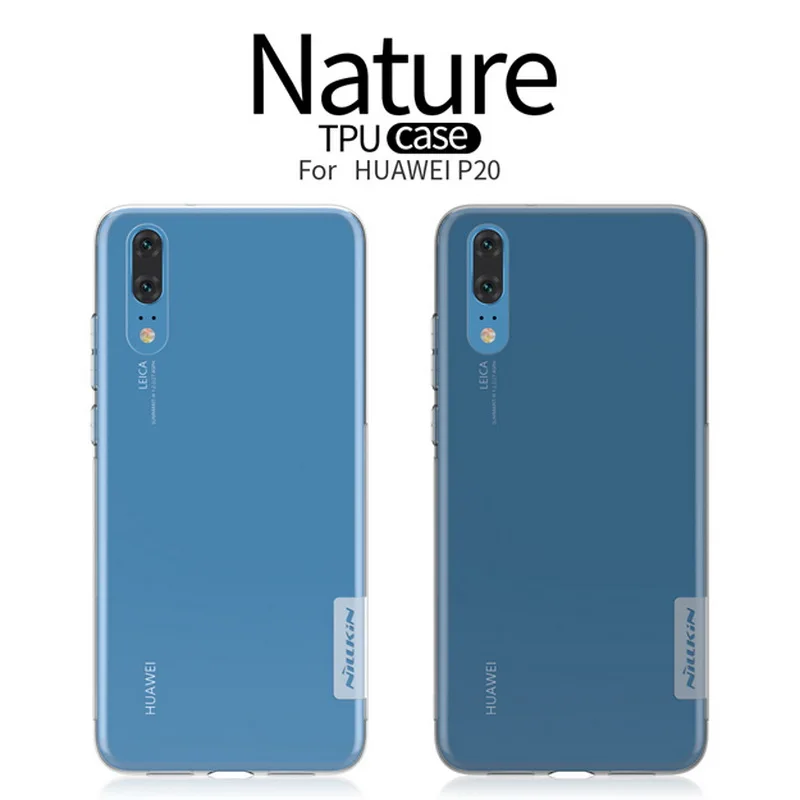 Чехол для Huawei P20 Прозрачный мягкий силиконовый чехол Nillkin из ТПУ | Мобильные