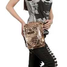 Steampunk Men Women Belt Waist Bag Rock Leather Punk Fashion Thigh Leg Bag Waist Shoulder Bags Female Purse-bag GTLY-YB1616