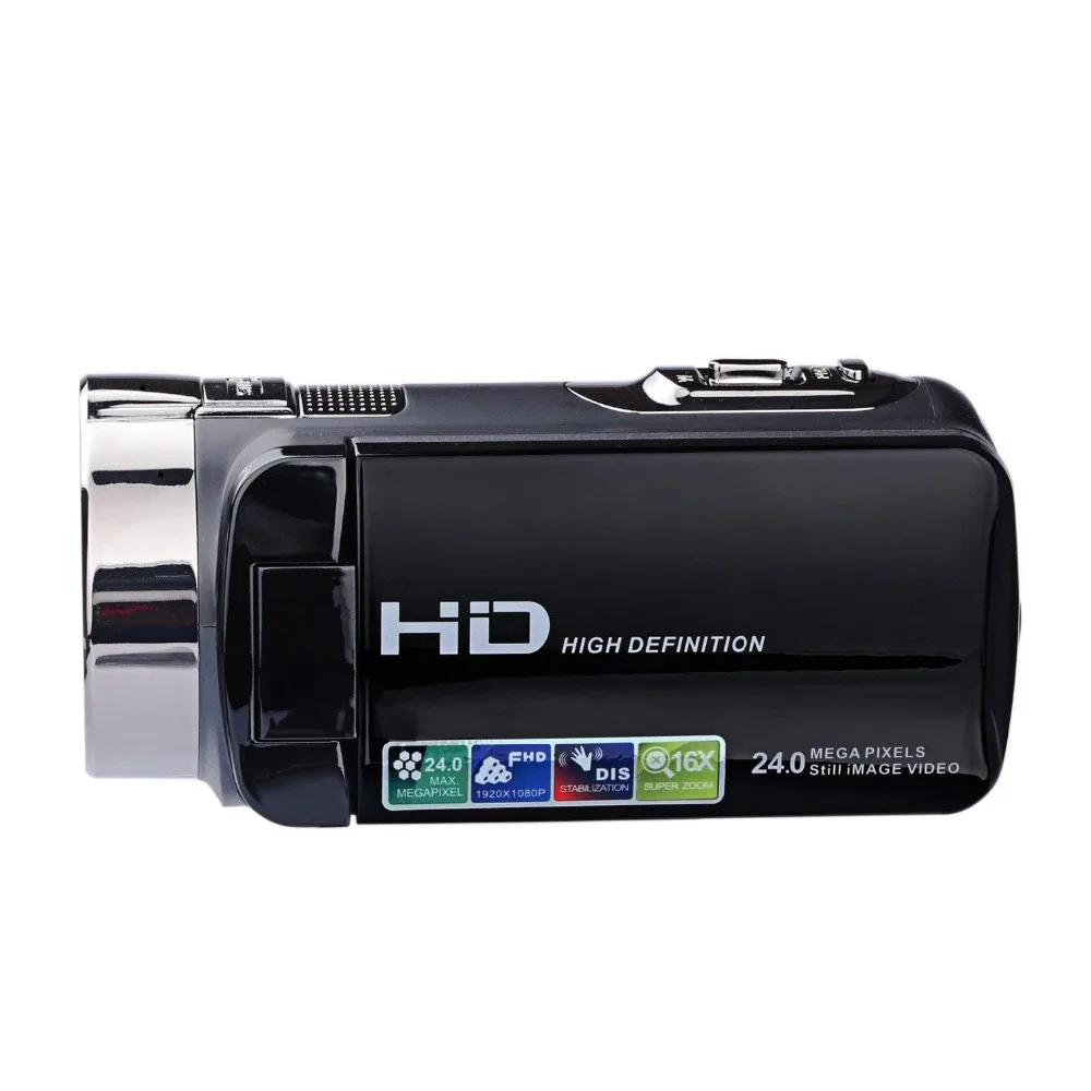 KINGEAR HDV-312 24MP HD 1080 P 2," жидкокристаллический экран Цифровая видеокамера с цифровым зумом 16x вращение на 270 градусов