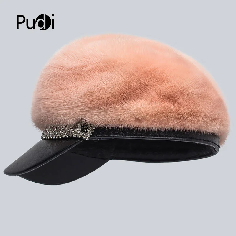 

Aorice HF7044 women mink fur hat
