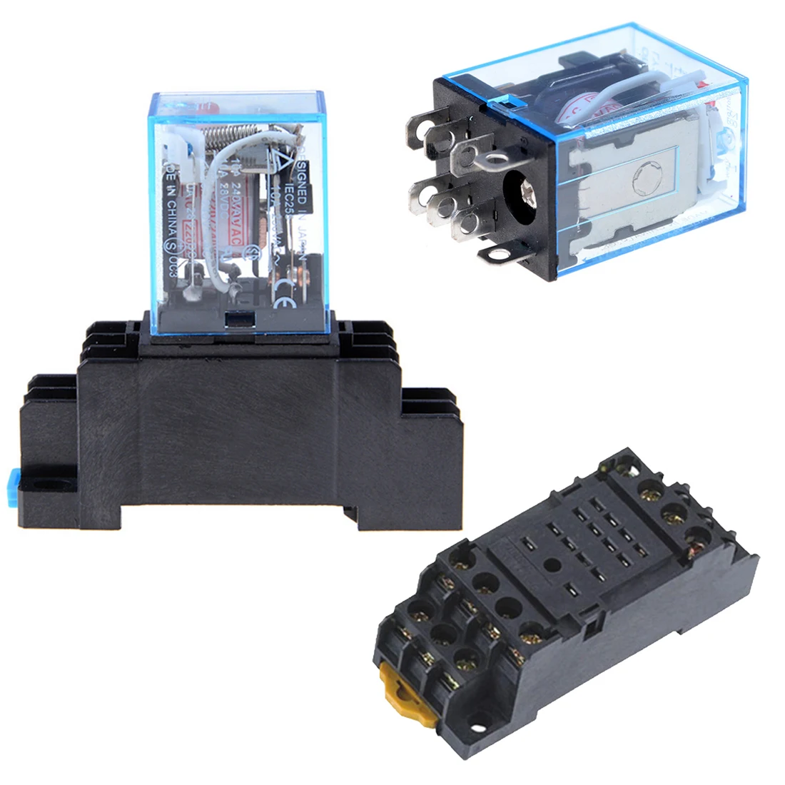 MY4NJ HH54P Relay 12 220V AC Coil General Purpose DPDT Micro Mini Relay