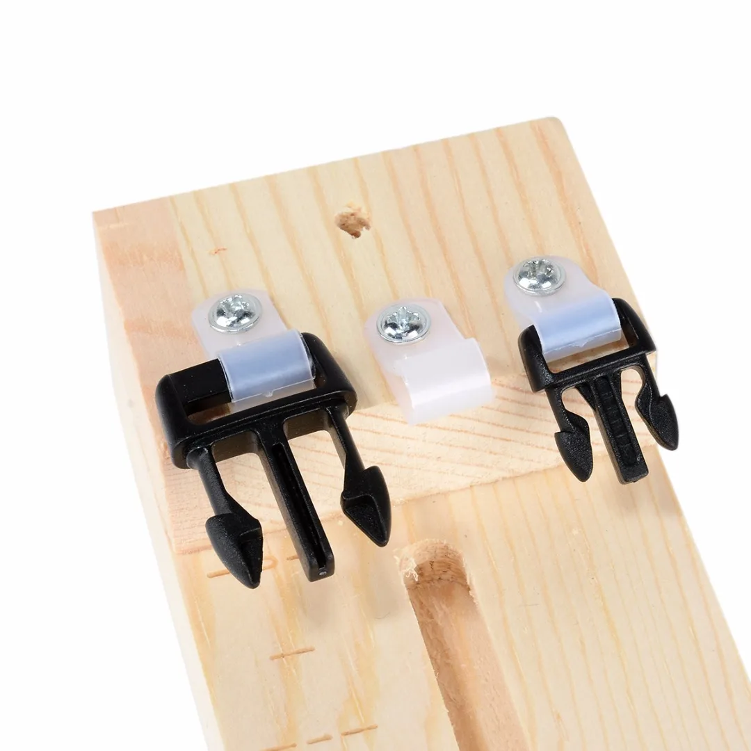 Mayitr 2 Types Parachute Cord Jig Bracelet Maker Wristband knitting Tool Braiding Weaving Wristband DIY Wood Tool