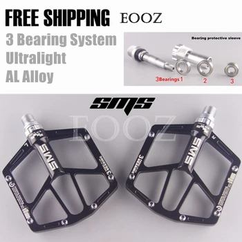 

MTB Road Bike Folding Bike bicycle Pedals Ultra-thin aluminum alloy 3 bearings pedas Non-slip