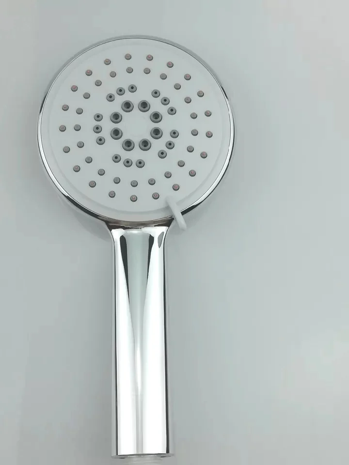 The shower head can be adjusted with five modes of high pressure stone flow handheld shower head