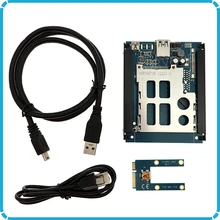 Half / Full Size Mini PCI-E USB 2.0 Per ExpressCard 54 / 34 slot Adattatore PCI express mini Card per express Card Convertitore Lettore di