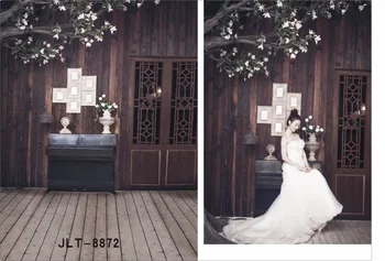 

5x7ft(150x220cm) Retro Baby Background Card Color Backdrop Vintage Wooden Flooring Background For The Photographer