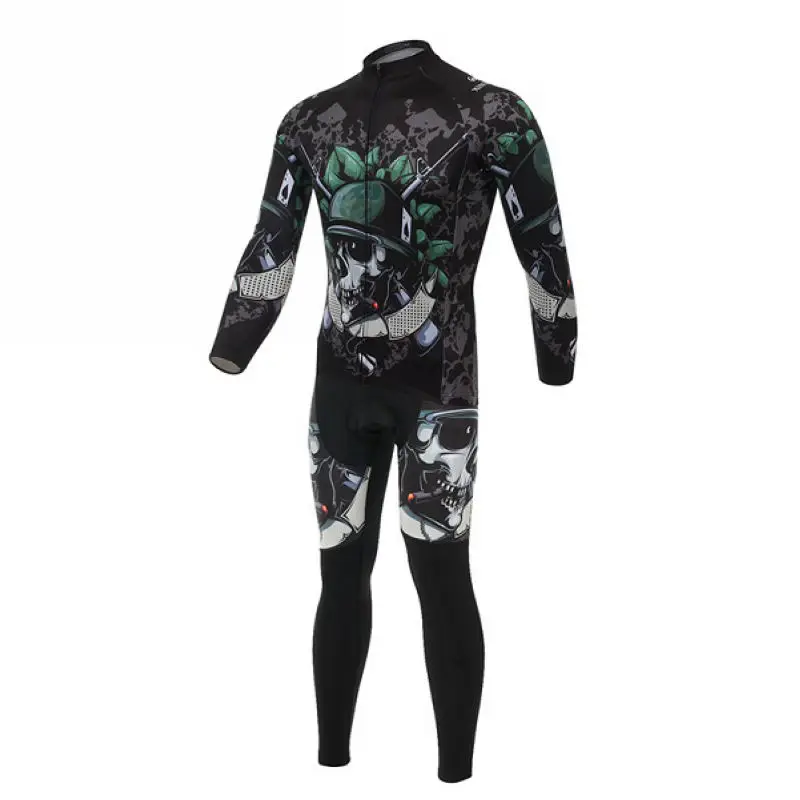 XINTOWN-Full-Zipper-Cycling-Jersey-Bike-Ropa-Ciclismo-Bicycle-Clothing-Long-Sleeve-Jersey-Pants-Size-S (4)