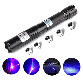 Most Powerful Burning Laser Torch 445nm 10000m Focusable Blue Laser Pointers Flashlight burn match candle lit cigarette Most Powerful Burning Laser Torch 445nm 10000m Focusable Blue Laser Pointers Flashlight burn match candle lit cigarette