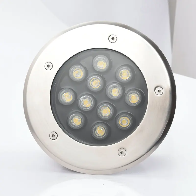 Lâmpada ao ar Frete Grátis Branco Quente - Cool White Led Light Underground Ip68 Enterrado Chão Recesso Livre Ac85v-265v ou 12v 9w 12w 8 High Quality Luzes e Iluminação
