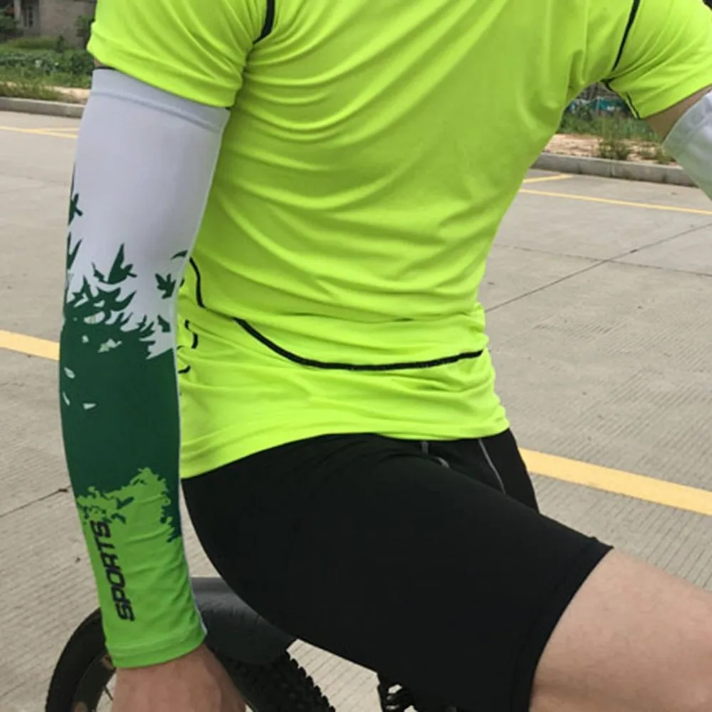 Summer Adults Cycling Arm Sleeves Outdoor Hiking Running Anti UV Sun
