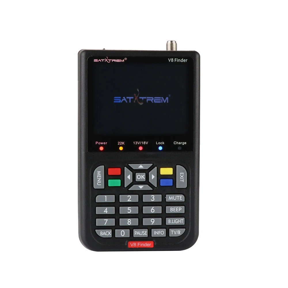 ТВ-Искатель V8 Finder 3,5 дюймов lcd спутниковый искатель HD DVB-S2 спутниковый искатель цифровой спутниковый искатель метр Корабль из Испании - Цвет: Black