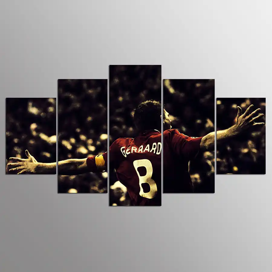 Hot Sale 5 Panel Hd Liverpool Fc Print Canvas Art Unframed Wall Paintings For Living Room Sofa Background Home Decoration Paintings For Sale Painting For Living Roomwall Painting Aliexpress