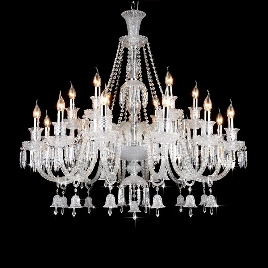 

Foyer Crystal Chandelier Elegant Modern Entryway Hanging Light Chandeliers Pendants White Crystal Lamps Ceiling Mounted Glass