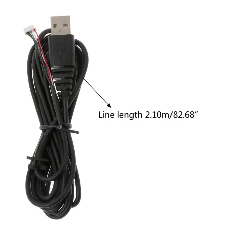 

USB Soft Mouse Cable Line Replacement Wire For SteelSeries Rival 300 Mouse