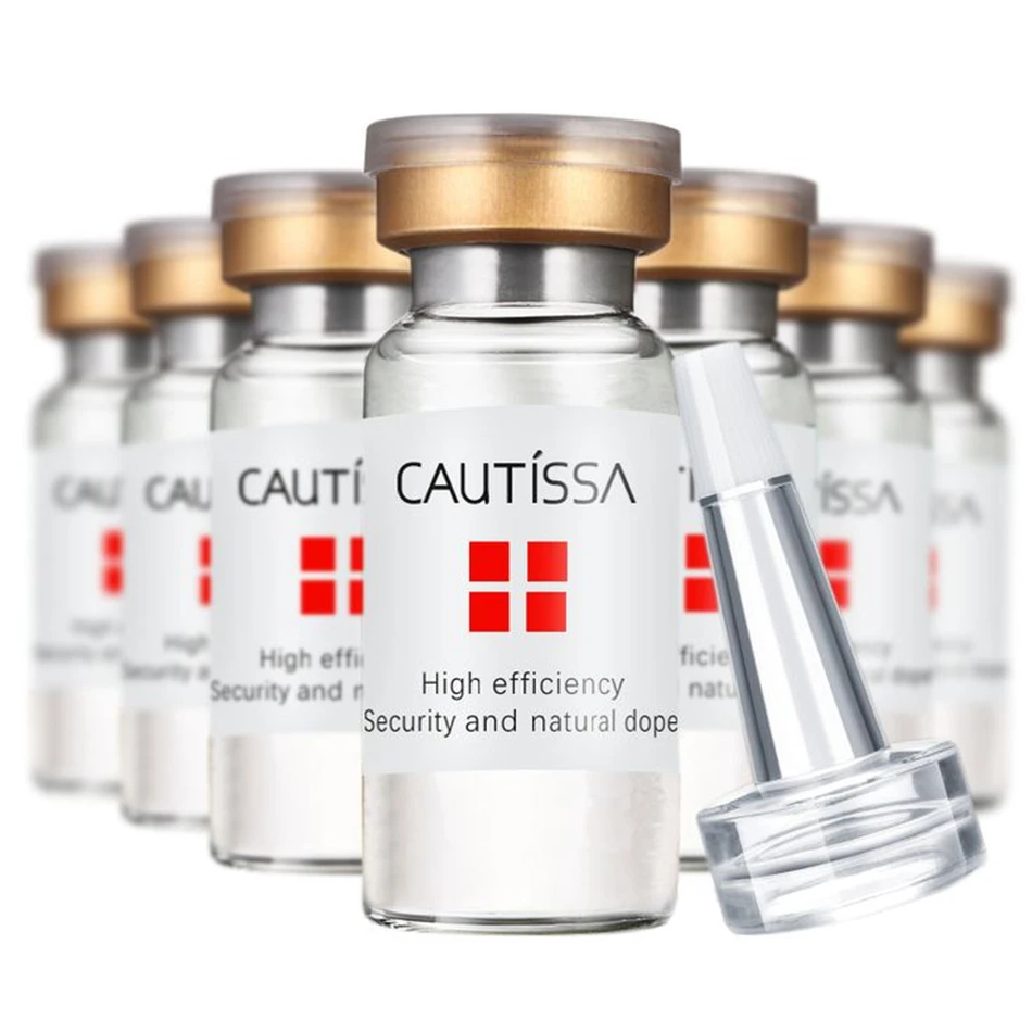 

10 Pcs CAUTISSA Facial Lifting Firming Serum Hyaluronic Acid Serum Anti Wrinkle Products Argireline Anti Aging liquid 10 ml