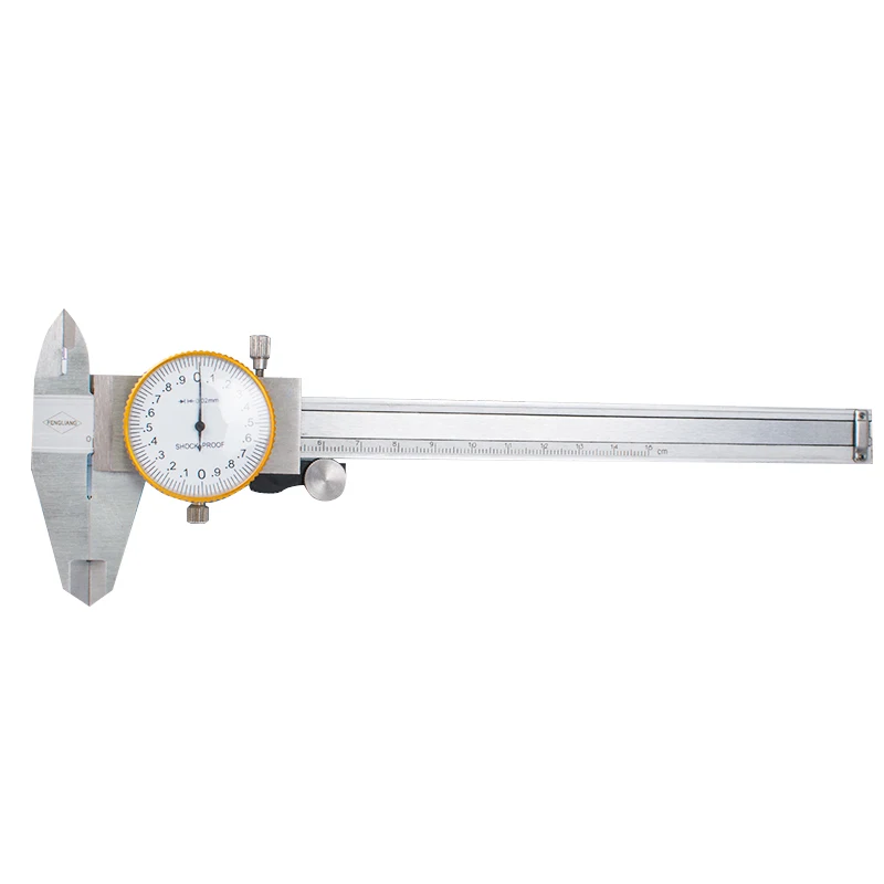 Professional Stainless Steel Dial font b Caliper b font With 6 Inches Measurement Range With Case