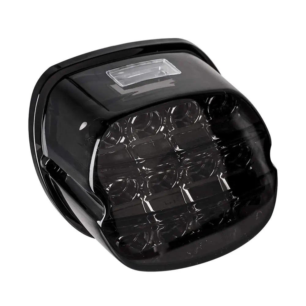 

LED Tail Light Black Lay Down Turn Signals Brake Driving Motorcycle Taillights for Road King Electra Glide