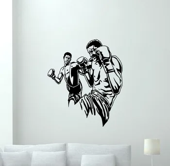 

Fighting Wall Decal Muay Thai MMA Sports Vinyl Sticker Gym Decor Poster
