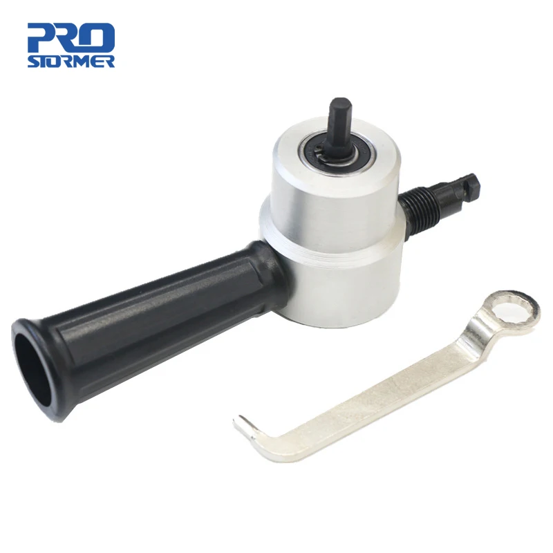 

Prostormer Sheet Metal Nibbler Cutter Double Head Nibbler Saw Cutter Tool Drill Attachment Cutting Tool Power Tools Accessaries