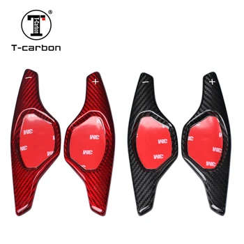 

Car Styling Real Carbon Fiber Steering Wheel Shift Paddle Shifter Extension For Cadillac XTS5 Interior Inner Accessory