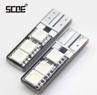 Лампа SCOE для Honda Pilot 2013 2x6SMD W5W светодиодная лампа переднего освещения теплый белый