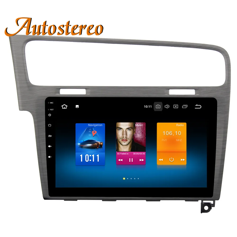 Clearance DSP Android 9 Car GPS Navigation No DVD Player For Volkswagen Golf 7 For VW GOLF7 2013+ car stereo radio tape recorder head unit 6