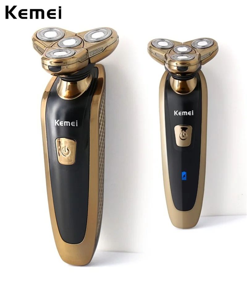 

Kemei KM-363 3 in1 Washable Rechargeable Electric Shaver 4D Floating Blade Electric Shaving Razors Men Face Care