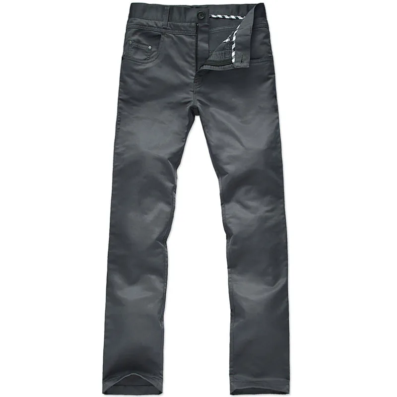 Mr . baidis spring and summer breathable hemming male casual pants men