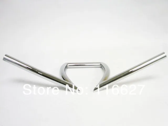 Freeahipping хромированная Ручка 25 мм руль " Z Bars 8-3/4" Rise для Honda Suzuki Kawasaki Yamaha choppers bobbers