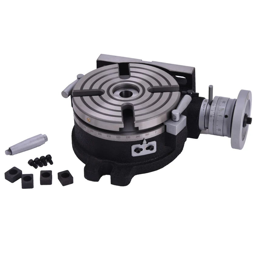 

HV-6 Rotary Working Table Vertical and Horizontal,Dia Mill & Drill Machine Working Table Rotary Table 150mm